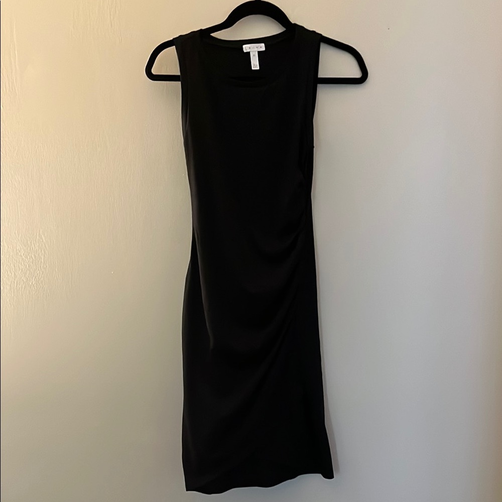 Leith Elegant Black Sleeveless Midi Dress